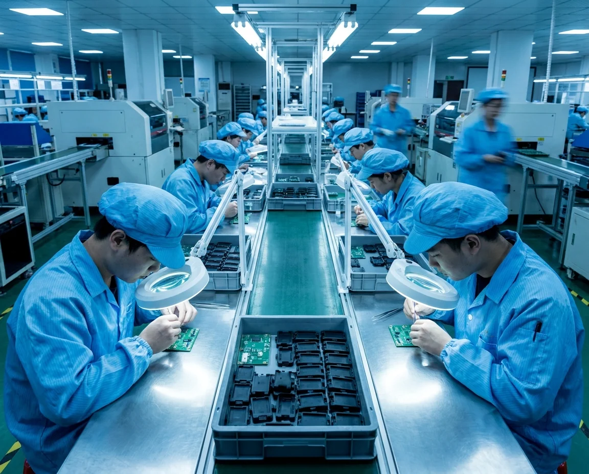 Bluetooth key finder supplier SMT production and QC inspection line