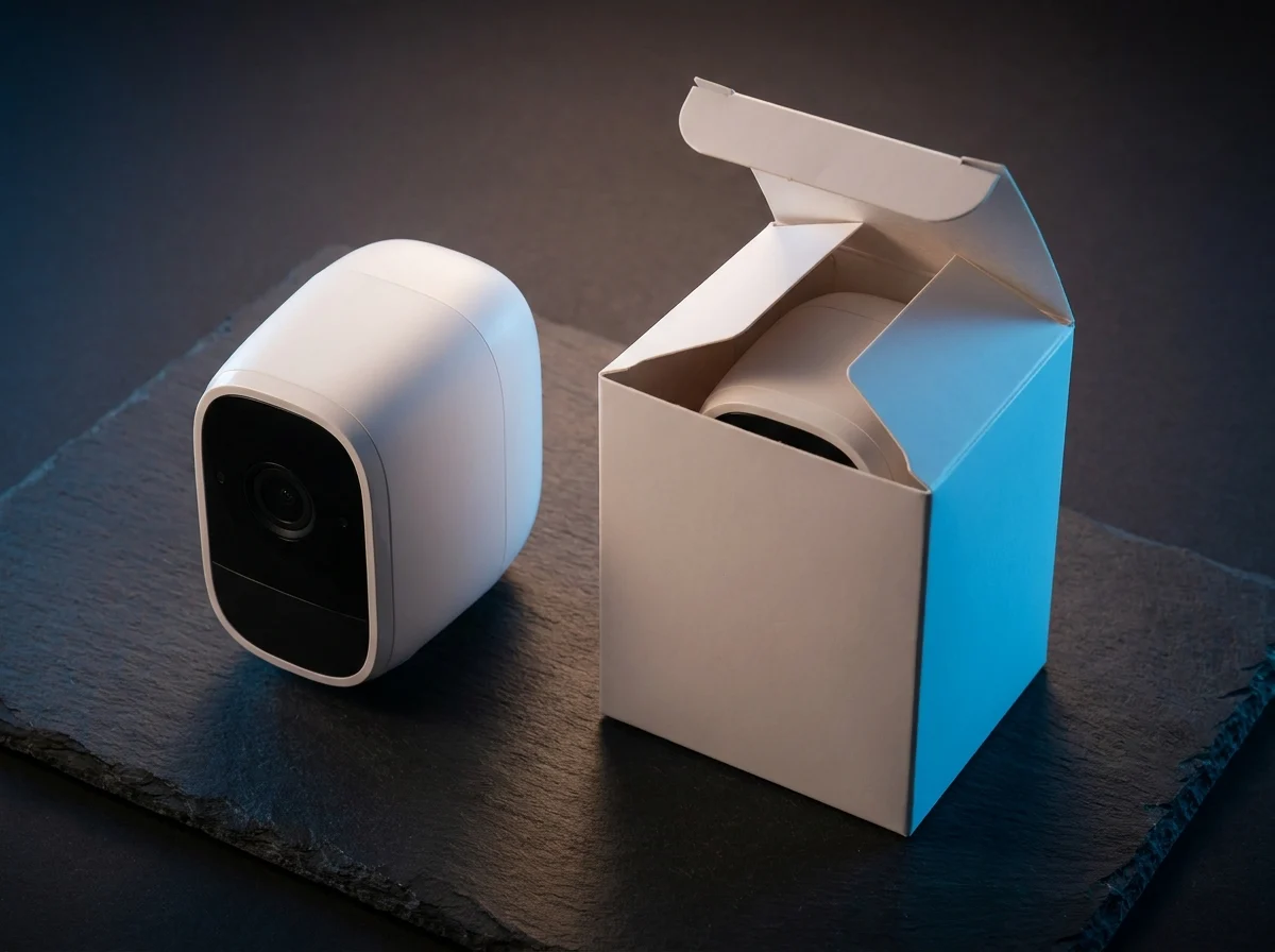 Blank security device transformed into a buyer's private-label branded product